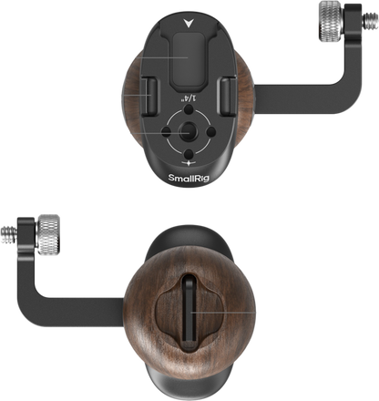 SmallRig 5237 Wooden Side Handle with 1/4"-20 Screw