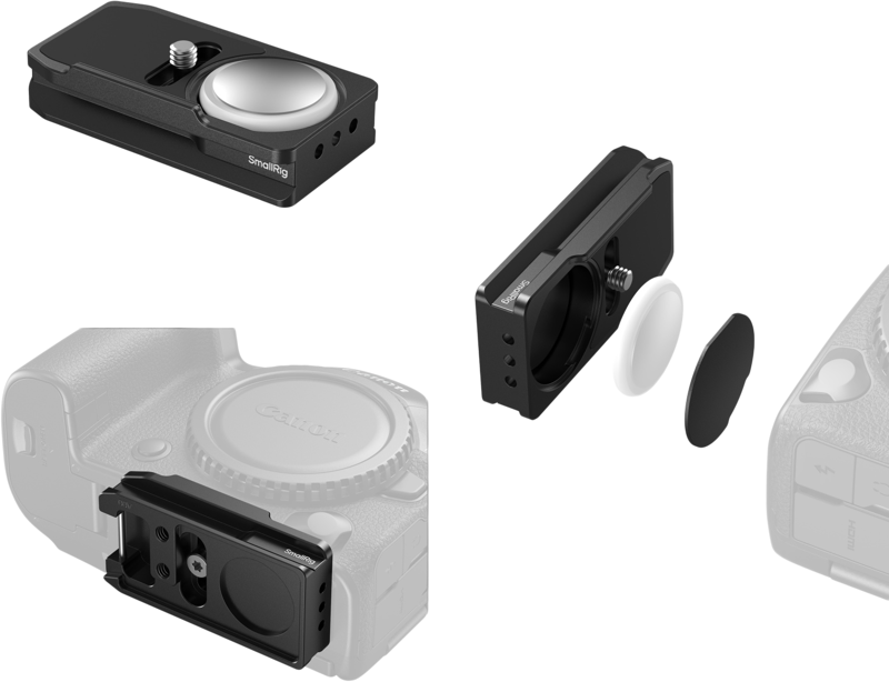SmallRig 5424 Arca-Swiss Mount Plate for AirTag for Canon