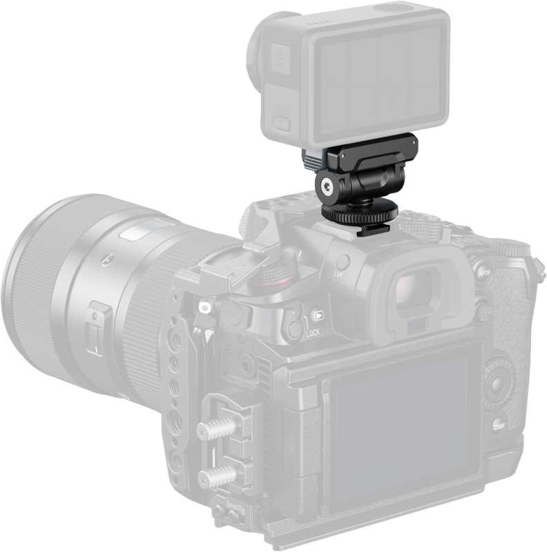SmallRig 5436 Quick Release Support for DJI Osmo360 / Action 5 Pro / 4 / 3 with Cold Shoe Adapter
