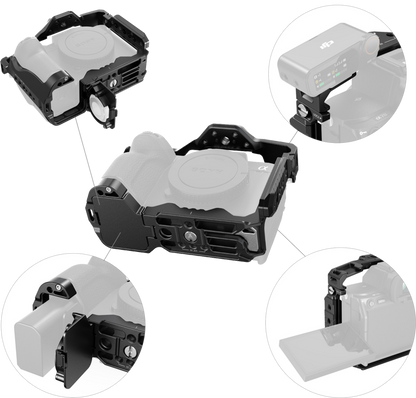 SmallRig 5583 Cage with Airtag Slot for Sony A 7R V / 7 IV / 7S III / 1 / 7R IV / 7 V