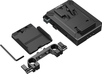 SmallRig 5226 V-Mount Battery Mount Plate Kit for 15mm LWS Rods