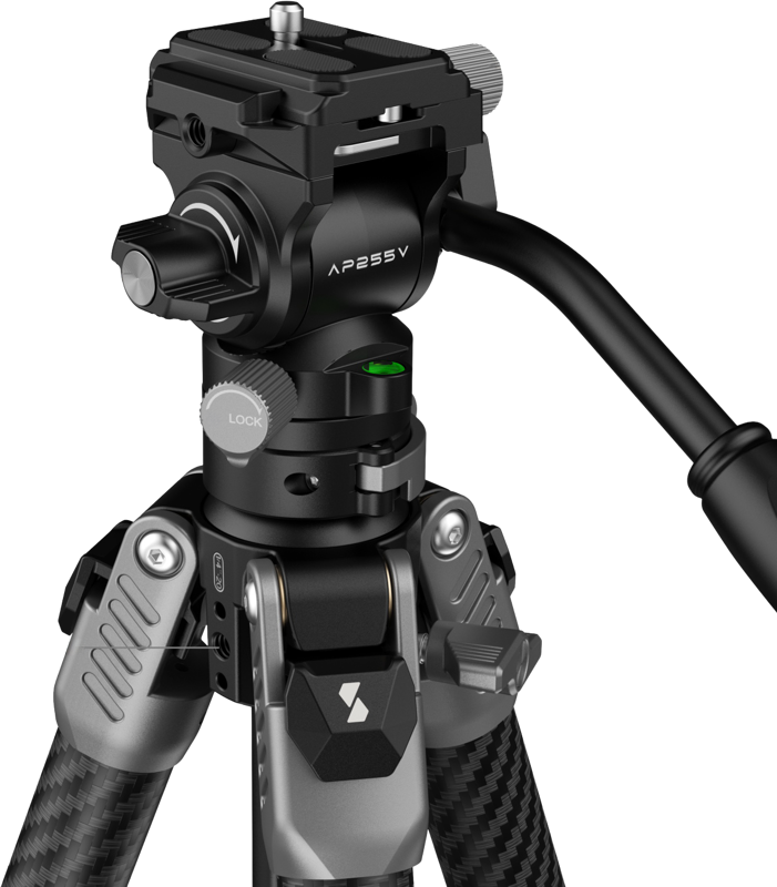 SmallRig 5477 Portable Video Carbon Fiber Tripod AP255Pro