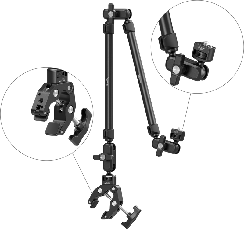 SmallRig 5625 Desktop Magic Arm with Crab-Shaped Clamp Kit