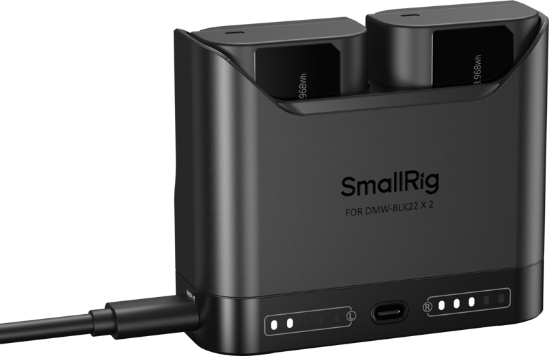 SmallRig 5487 Turbo Charging Kit for DMW-BLK22 Camera Batteries