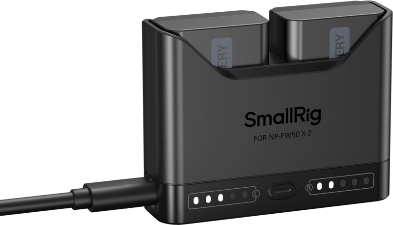 SmallRig 5488 Turbo Charging Kit for NP-FW50 Camera Batteries