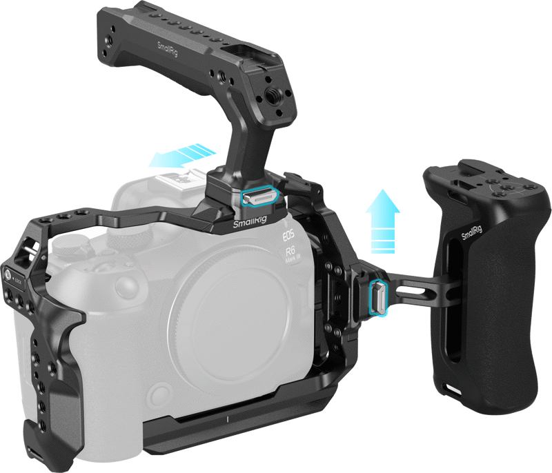 SmallRig 5958 HawkLock Quick Release Cage Kit for Canon EOS R6 MK III / R6 MK II (Advanced Edition)