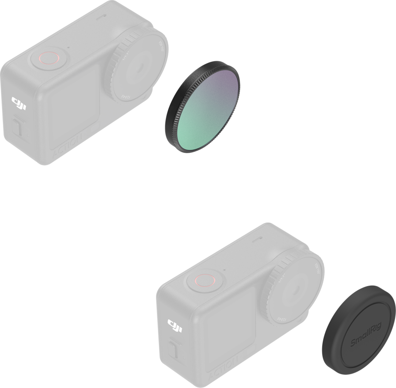 SmallRig 6086 1/4 Effect Black Mist Filter for DJI Osmo Action 6