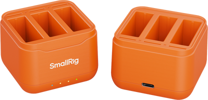 SmallRig 5921 Camera Battery Charger for DJI Action 6 / Action 5 Pro / Osmo 360