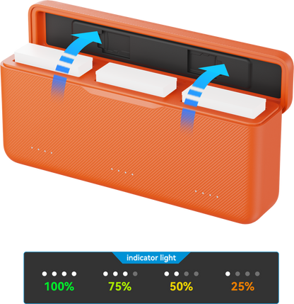 SmallRig 5922 Charging Case for Batteries for DJI Action 6