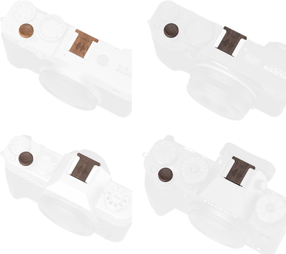 SmallRig 6239 Hot Shoe Cover for FUJIFILM Cameras (Walnut)