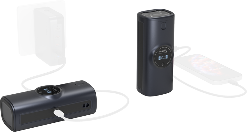 SmallRig 5108 Power Bank Charger Case Kit for Canon LP-E6P / LP-E6NH Camera Batteries