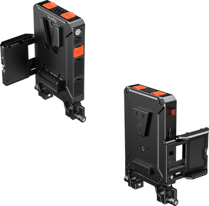 SmallRig 5881 Intelligent V-Mount Battery Adapter Plate with 15mm Dual Rod Clamp