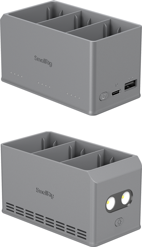 SmallRig 6502 100W Battery Charger for DJI Mini 5 / 4 / 3 Pro