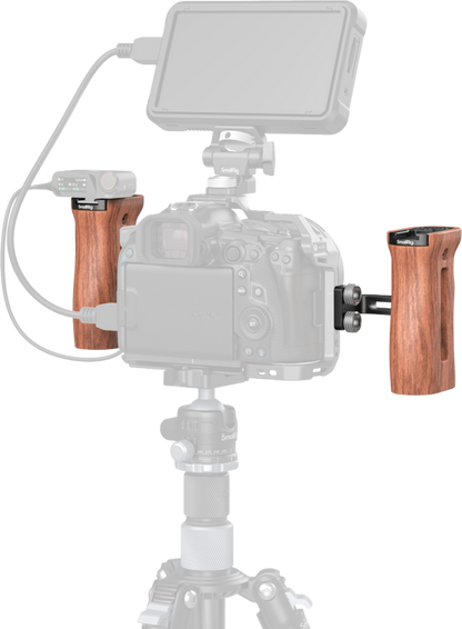 SmallRig 2093 Handle Wooden Universal Side