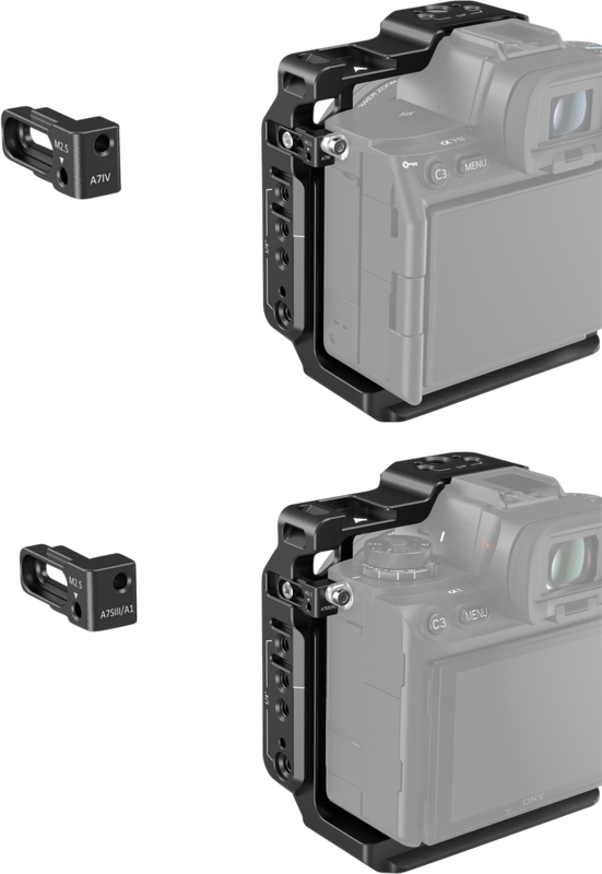 SmallRig 3639 Half Cage For Sony A7IV/ A7SIII/ A7RIV/ A7RV/ A1