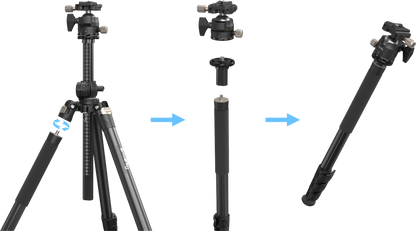 SmallRig 4288 Tripod with Lateral Center Column CT200