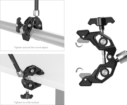 SmallRig 4454 Crab-Shaped Super Clamp Kit with Magic Arm