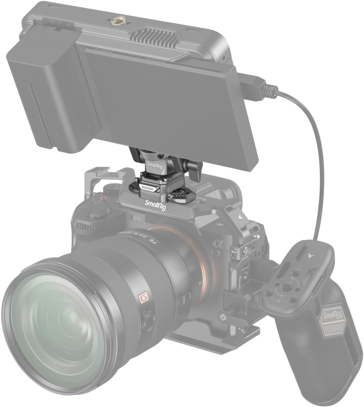 SmallRig 4487 HawkLock H21 Quick Release Monitor Support with NATO Clamp