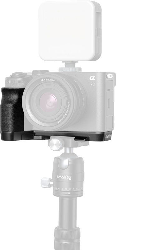 SmallRig 4797 L-Shape Mount Plate with Silicone Handle for Sony Alpha 7C II / Alpha 7CR