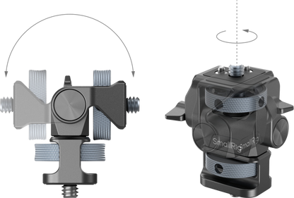 SmallRig 4886 Swivel and Tilt Adjustable Monitor Support with 1/4"-20 Screws