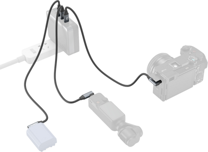 SmallRig 4790 USB-C (Straight) to USB-C (Angled) Data Cable 35cm