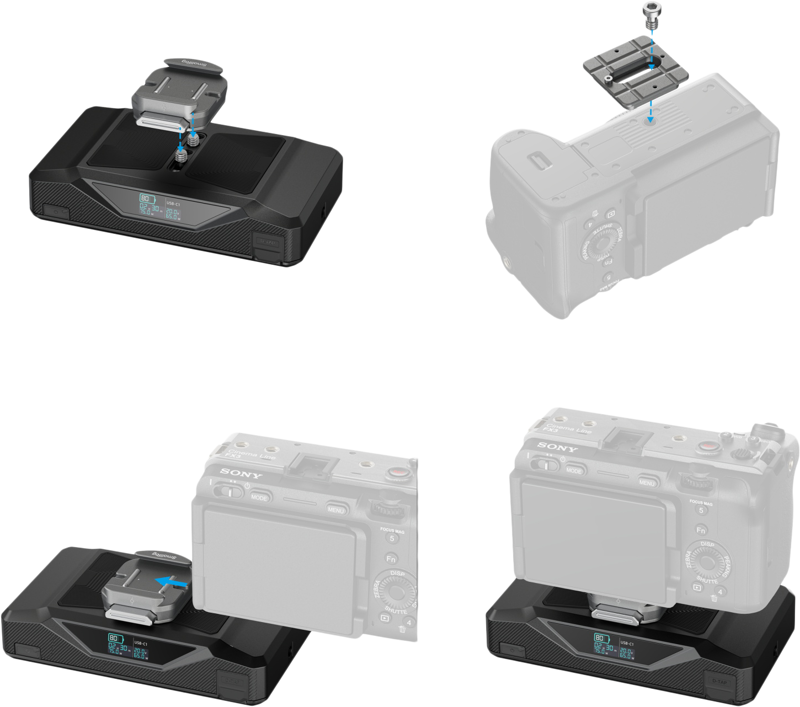 SmallRig 5248 CB75 Camera Base Battery Kit