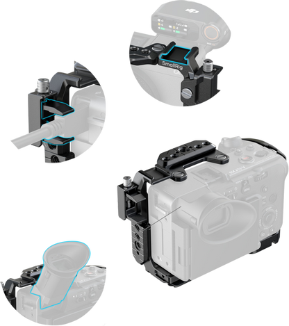 SmallRig 5590 Advanced Cage Kit with Battery Plate for Sony FX2