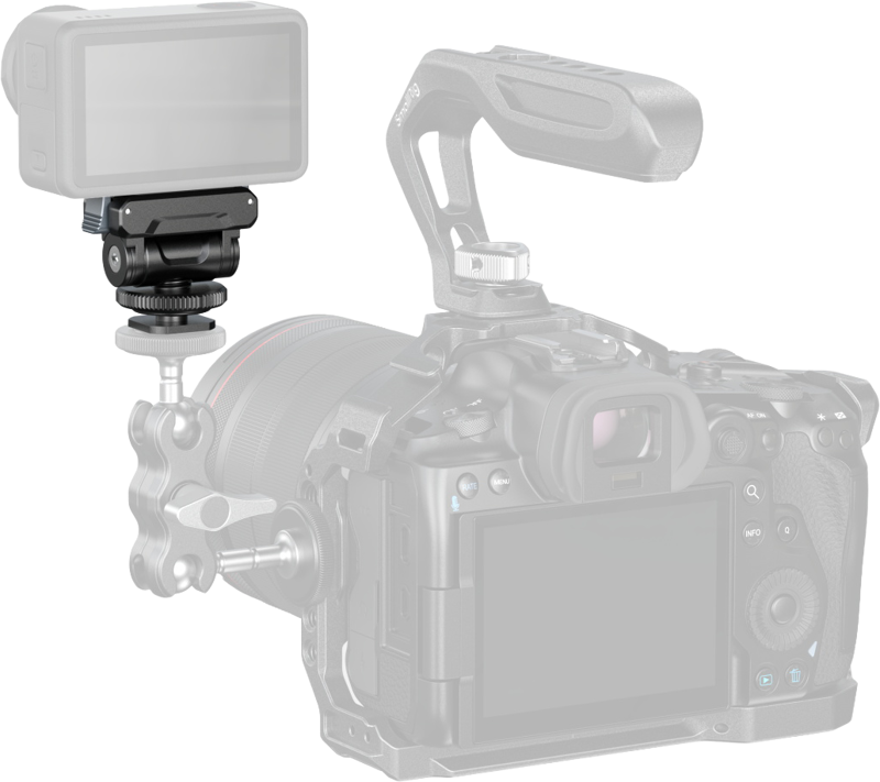 SmallRig 5436 Quick Release Support for DJI Osmo360 / Action 5 Pro / 4 / 3 with Cold Shoe Adapter