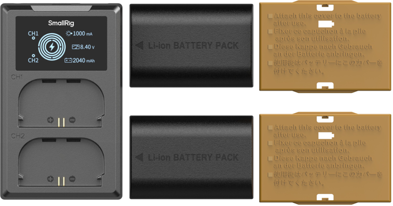SmallRig 5409 Camera Battery and Charger Kit for Canon LP-E6P