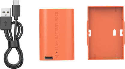 SmallRig 5407 Camera Battery USB-C Rechargeable Canon LP-E6P Orange