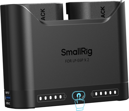 SmallRig 5485 Turbo Charging Kit for LP-E6P Camera Batteries