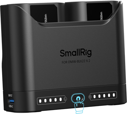 SmallRig 5487 Turbo Charging Kit for DMW-BLK22 Camera Batteries