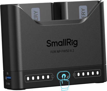 SmallRig 5488 Turbo Charging Kit for NP-FW50 Camera Batteries