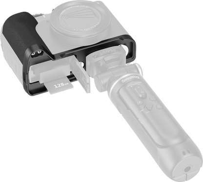 SmallRig 5808 L-Shaped Mount Plate with Handle for Canon PowerShot V1 (Black)