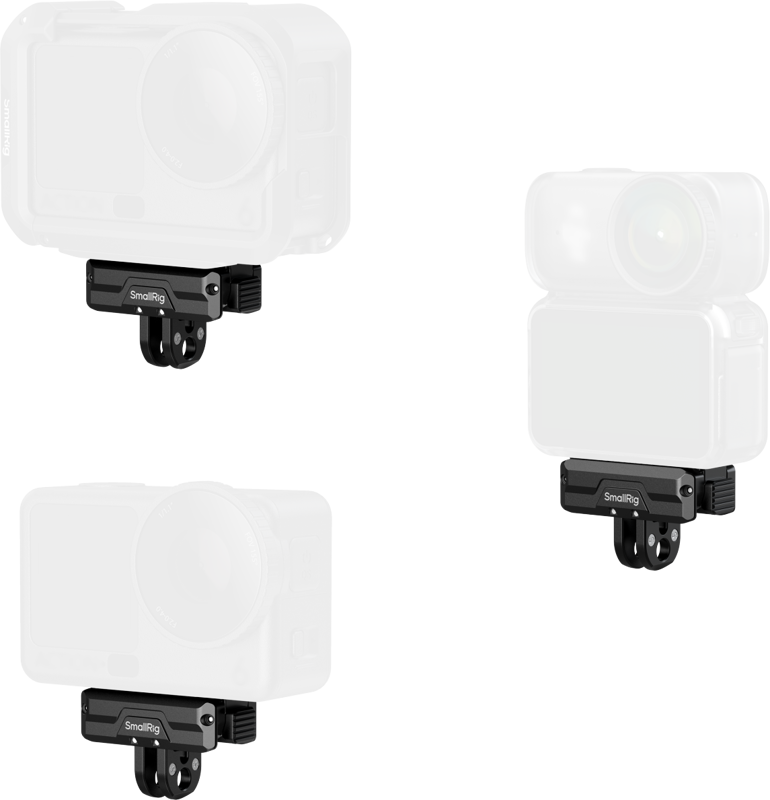 SmallRig 5890 Bidirectional QR Folding Adapter Mount with 2-Prong Mount and 1/4"-20 Threaded hole