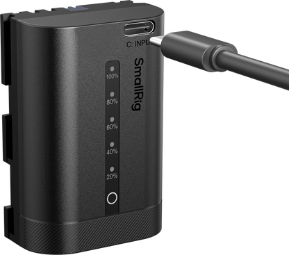 SmallRig 5298 USB-C Camera Battery with Power Display for Canon LP-E6P