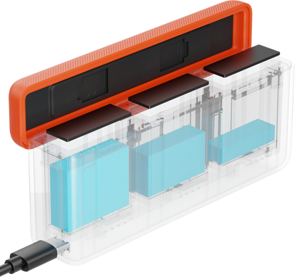 SmallRig 5922 Charging Case for Batteries for DJI Action 6