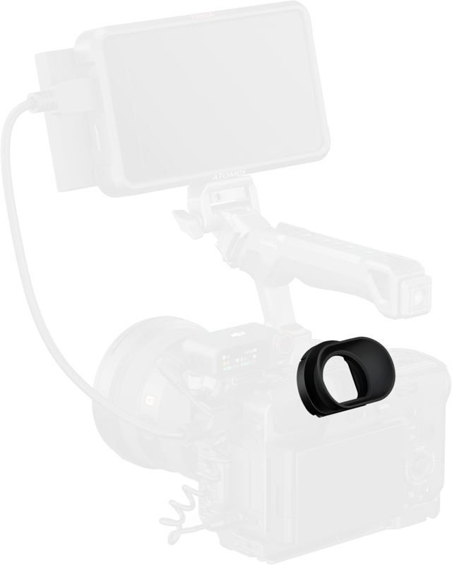 SmallRig 5713 Horizontal-to-Vertical Camera Viewfinder Eyecup for Sony FX2