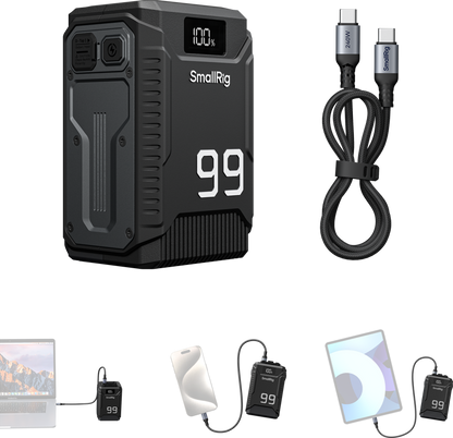 SmallRig 5864 T99 V-Mount Battery / Power Bank