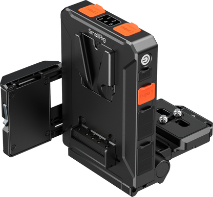 SmallRig 5899 Intelligent V-Mount Battery Adapter Plate Compatible with Arca-Swiss