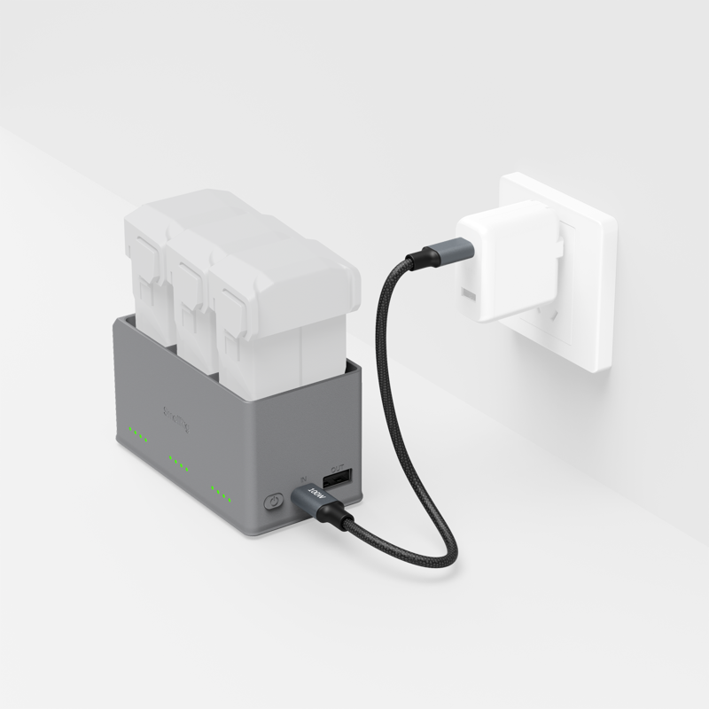 SmallRig 6502 100W Battery Charger for DJI Mini 5 / 4 / 3 Pro