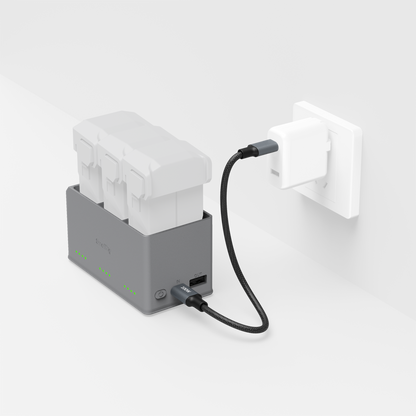 SmallRig 6502 100W Battery Charger for DJI Mini 5 / 4 / 3 Pro