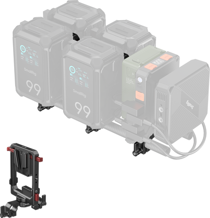 SmallRig 6273 Rotatable V-Mount Battery Plate with Dual V-Locks and 15mm Dual Rod Clamp