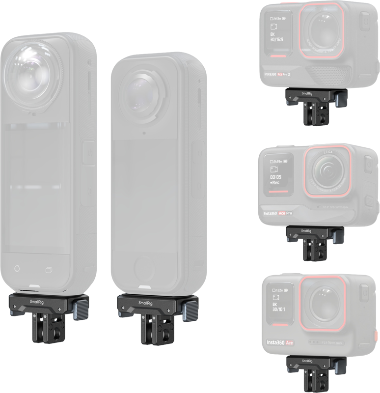 SmallRig 5814 Quick Release Mount Adapter for Insta360 X5 / X4 Air / Ace Pro 2 / Ace Pro / Ace