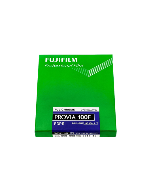 Fuji PlanFilm provia 100F 4x5 inch