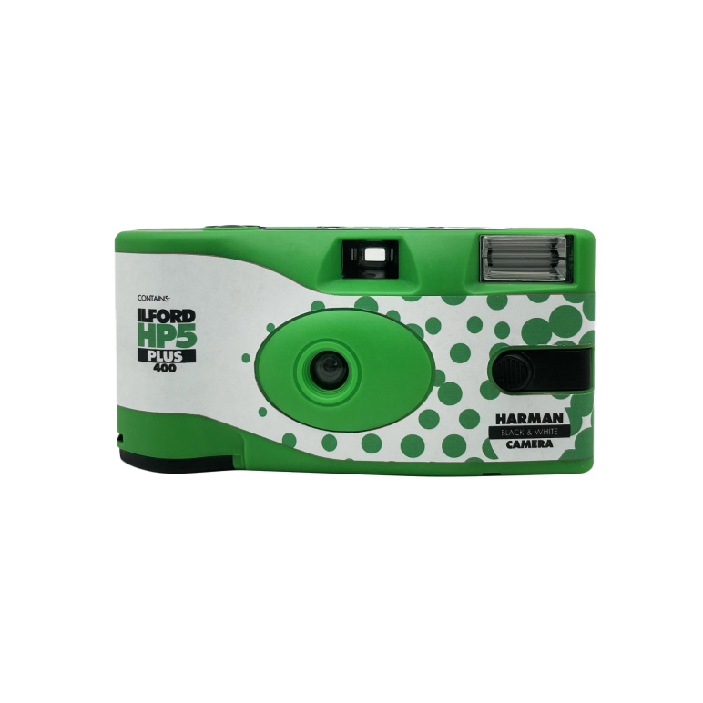 Aparat de unica folosinta cu film Ilford HP5 iso 400