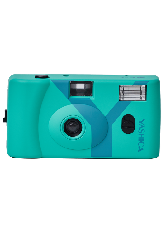 Camera foto cu film Yashica MF-1 Snapshot Art Camera (Turquoise)