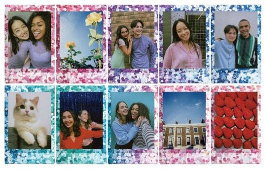 Hârtie foto INSTAX - set 10 bucăți - MINI / Confetti