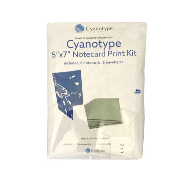 Kit Cyanotype 13x18 Notecard Print