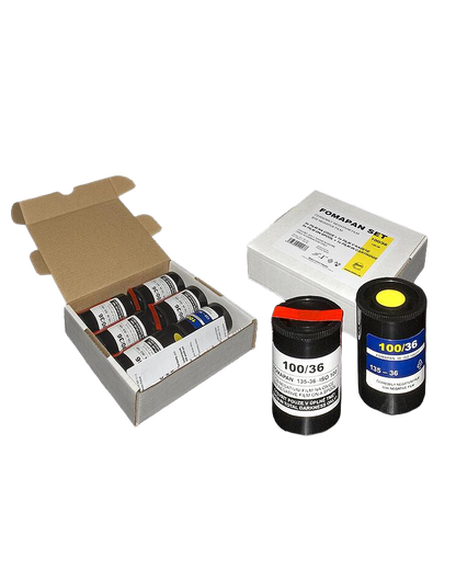 Fomapan Set - 6 filme iso 100 (35mm film ingust)